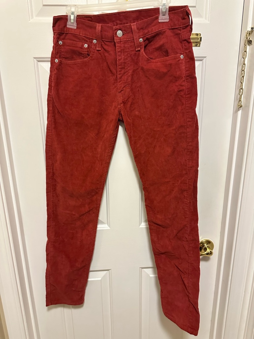 Levi's Men's Rust Red Corduroy Pants